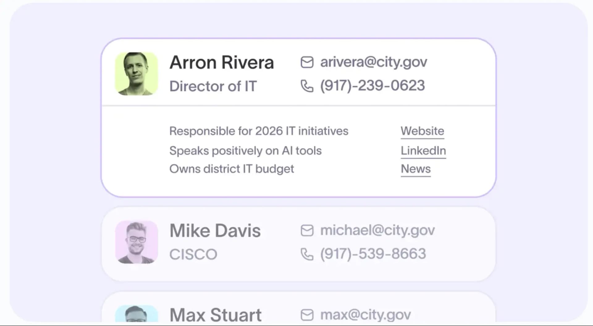 competitor contract data